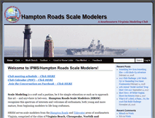 Tablet Screenshot of hamptonroadsscalemodelers.com